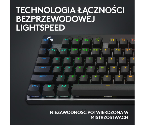 LOGITECH G PRO X TKL Lightspeed Tactile czarny 920-012136 - 1172772 - zdjęcie 8